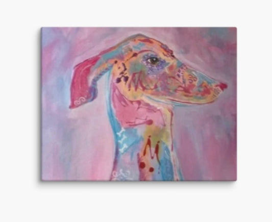 Canvas Print/ Hound dog/11 x 14