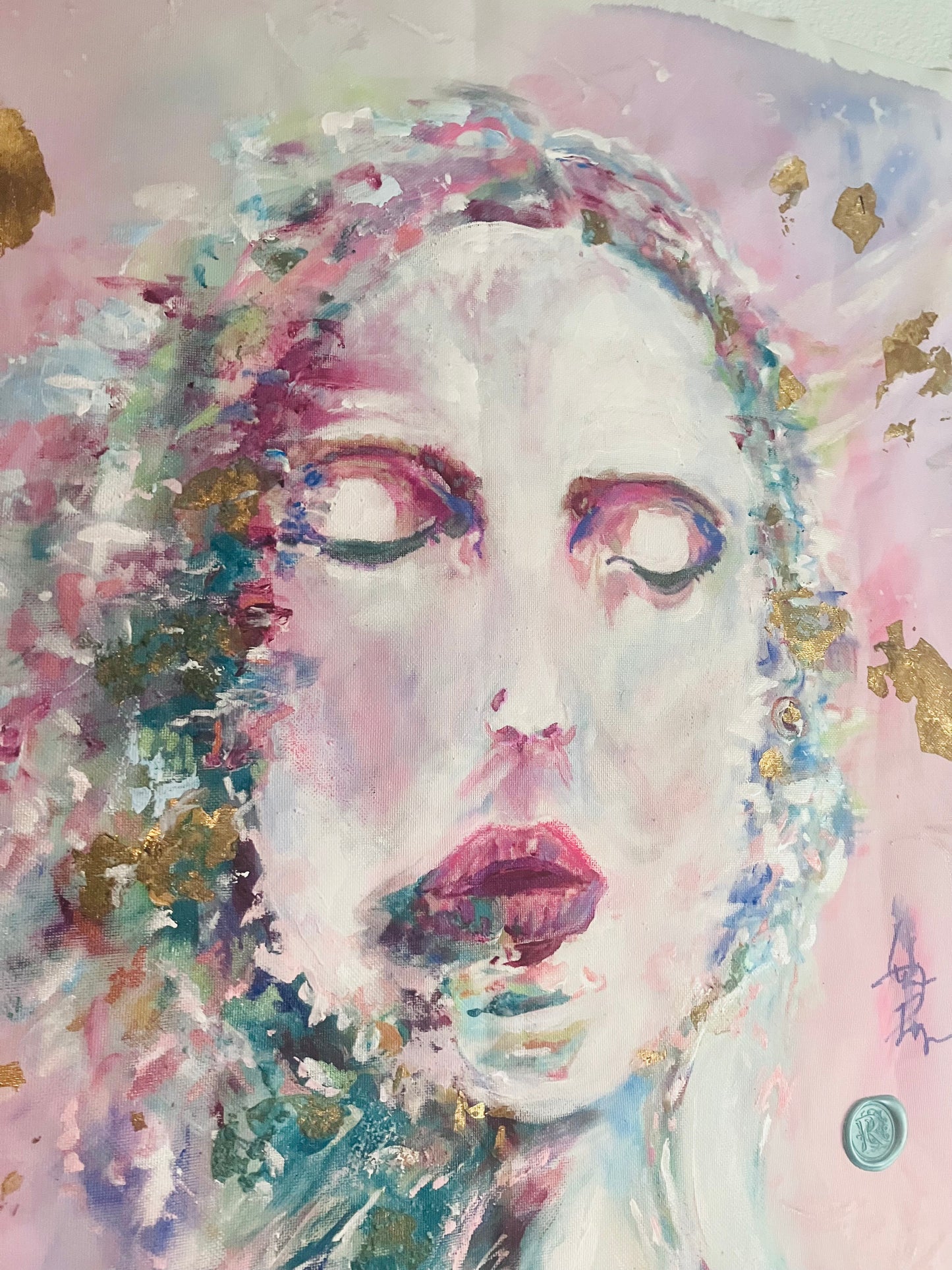 Figurative Painting 24 x 24 “Illuminate