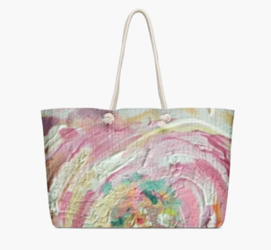 Weekender Tote Bag/Rose