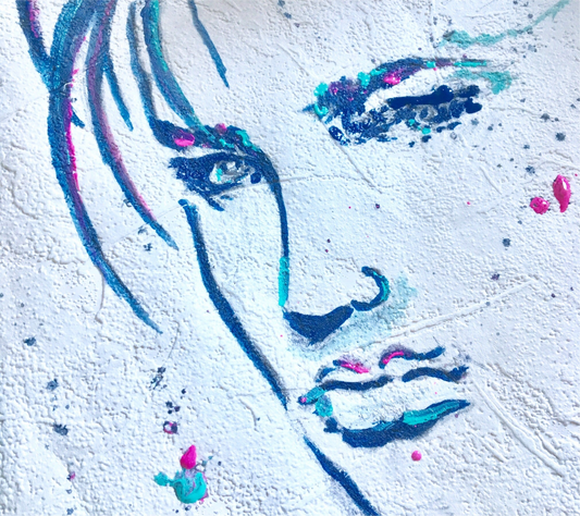 Original Print/Elvis into the blue