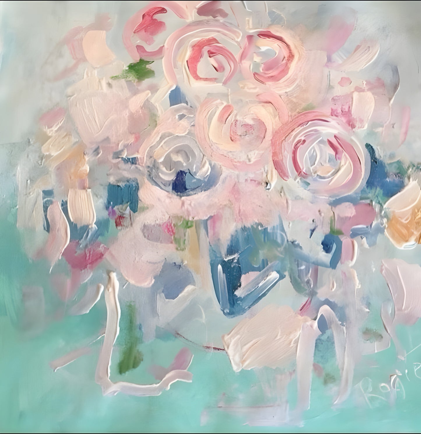 “Faded Rose “Floral Print 8 x 10 inches