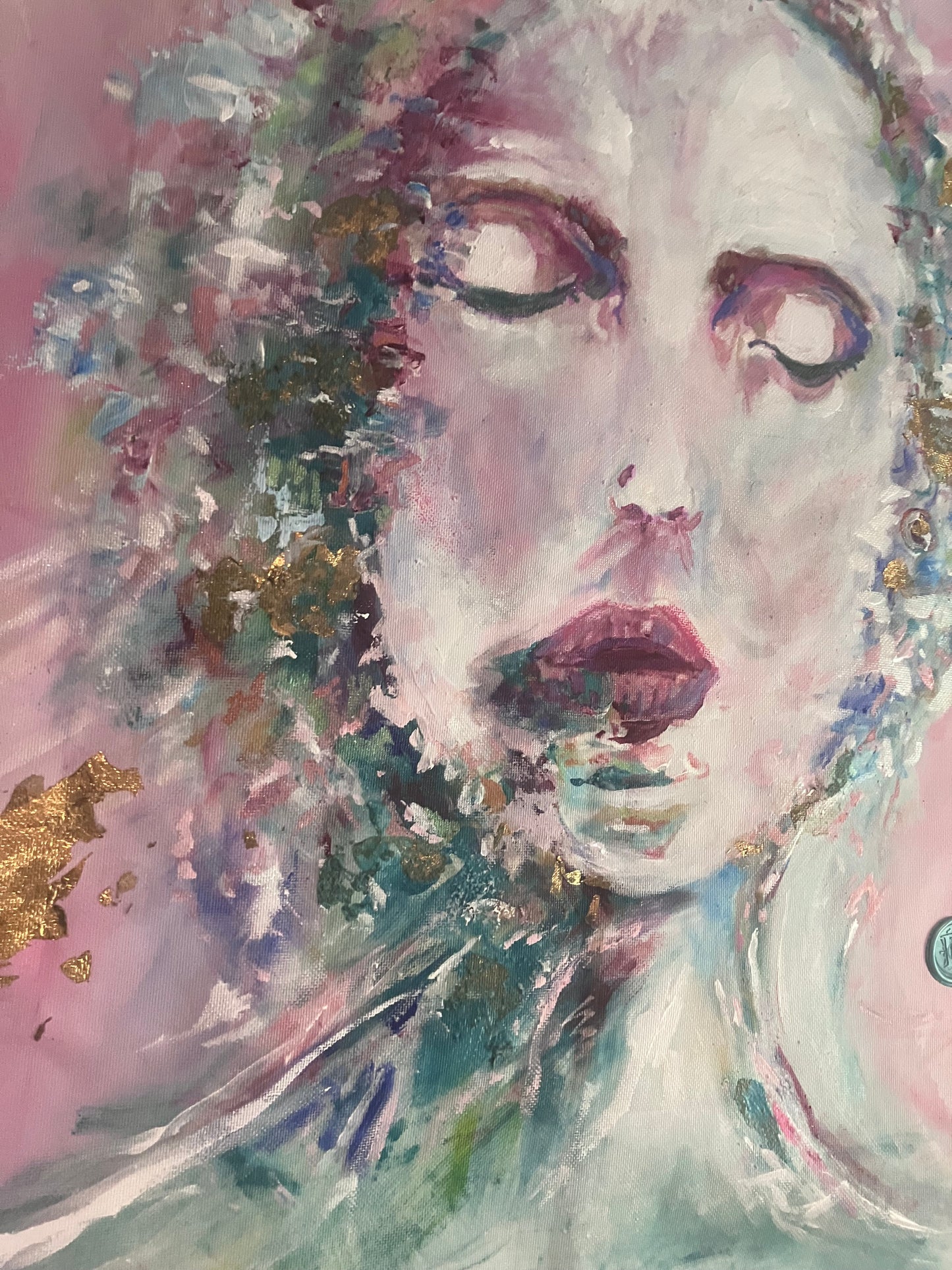 Figurative Painting  24 x 24  “Illuminate